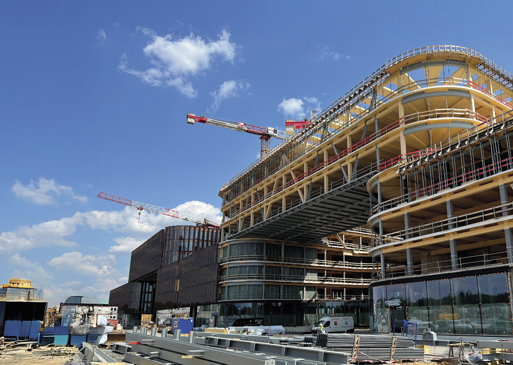  SKYPARK – BUSINESSCENTER A LUXEMBOURG-FINDEL Maître d’ouvrage : LuxAirport  /  Architecte :BIG - METAFORM