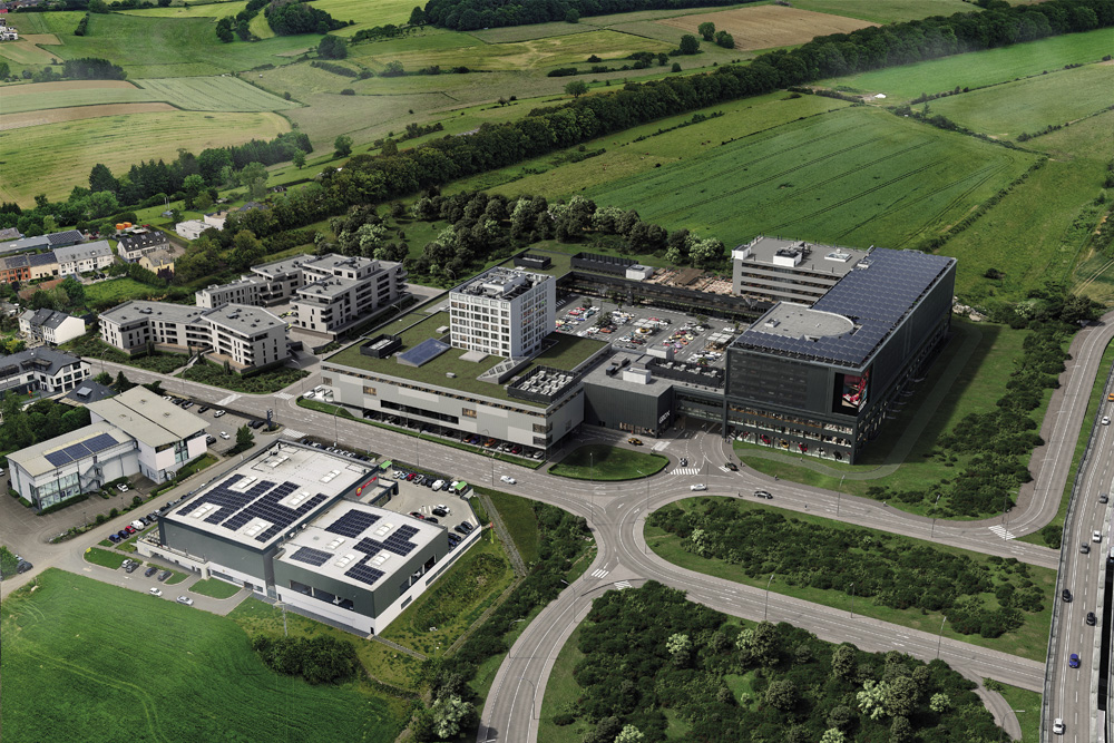 5	Complexe GRIDX à Wickrange Maître d’Ouvrage : Félix Giorgetti Sàrl Architecte : Perry Weber et Associés