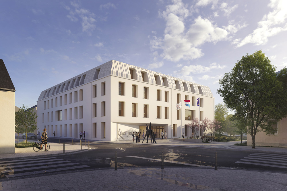 6	Nouvelle Mairie de Käerjeng suivant concept 2226 Administration communale de Käerjeng, Bascharage