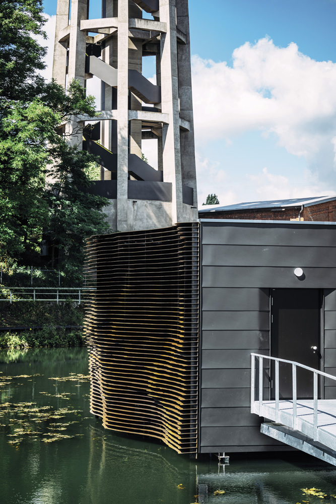 4	Gîte de sentier « FLOATER » à Dudelange, réalisé dans le cadre de Esch2022