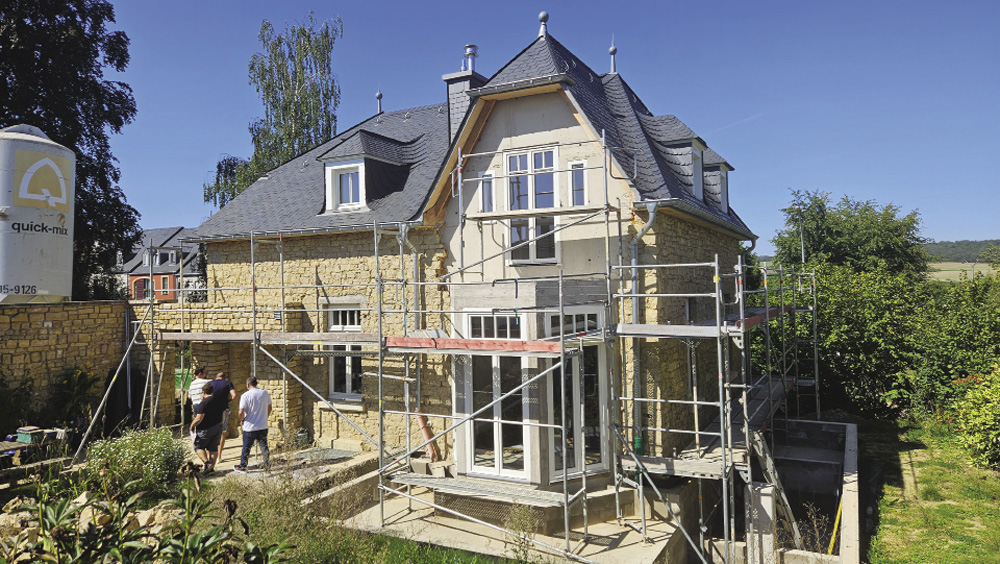 Canach, rue d‘Oetrange, aménagement et extension d‘un petit villa (en construction en 2025)