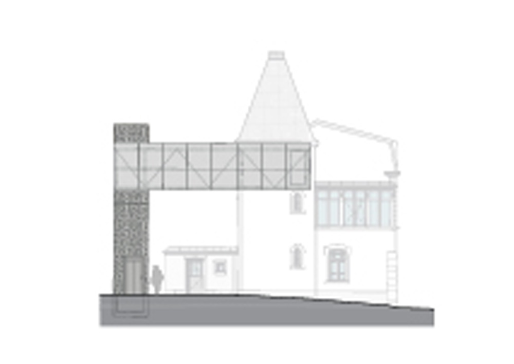 10	«Gangway» à Rosport, façade