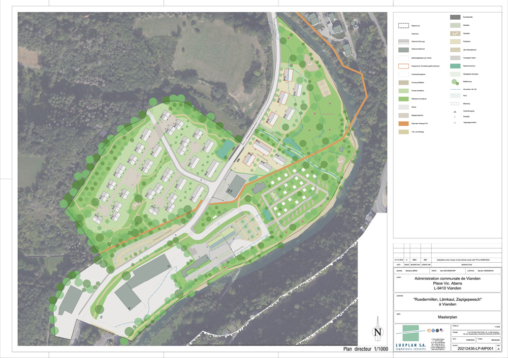 5	Administration communale de Vianden, Masterplan « Ruedermillen, Lämkaul, Zepigepeesch »